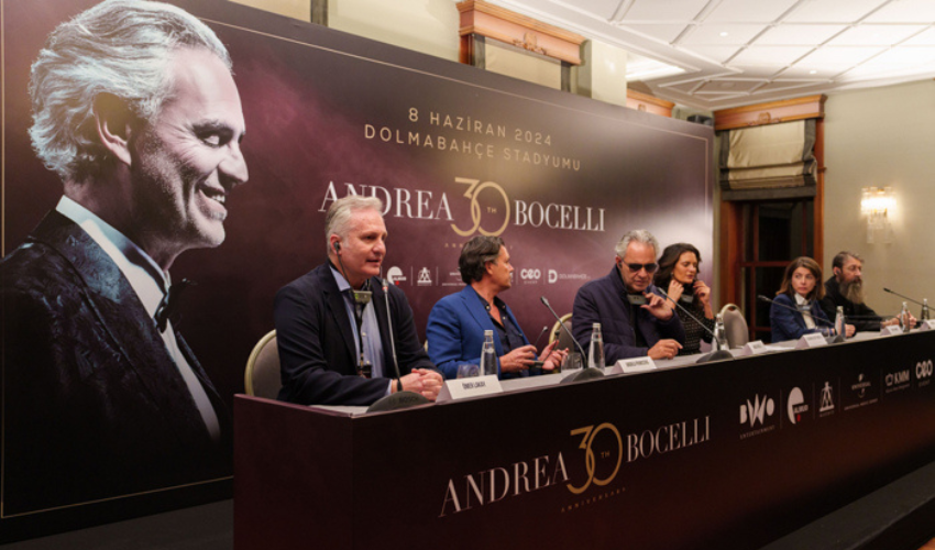 Andrea Bocelli to perform 30th-anniversary concert in Istanbul in June